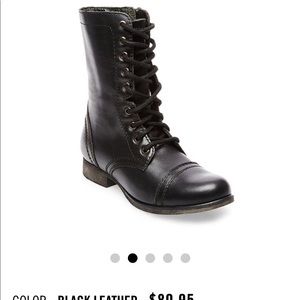 Steve Madden ladies size 6 zip lace boots